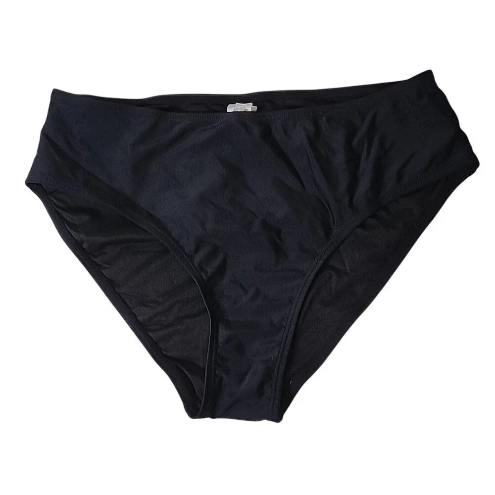 YOUNIQUE Ladies Black‎ Bikini Bottoms Brand New With Label Size M